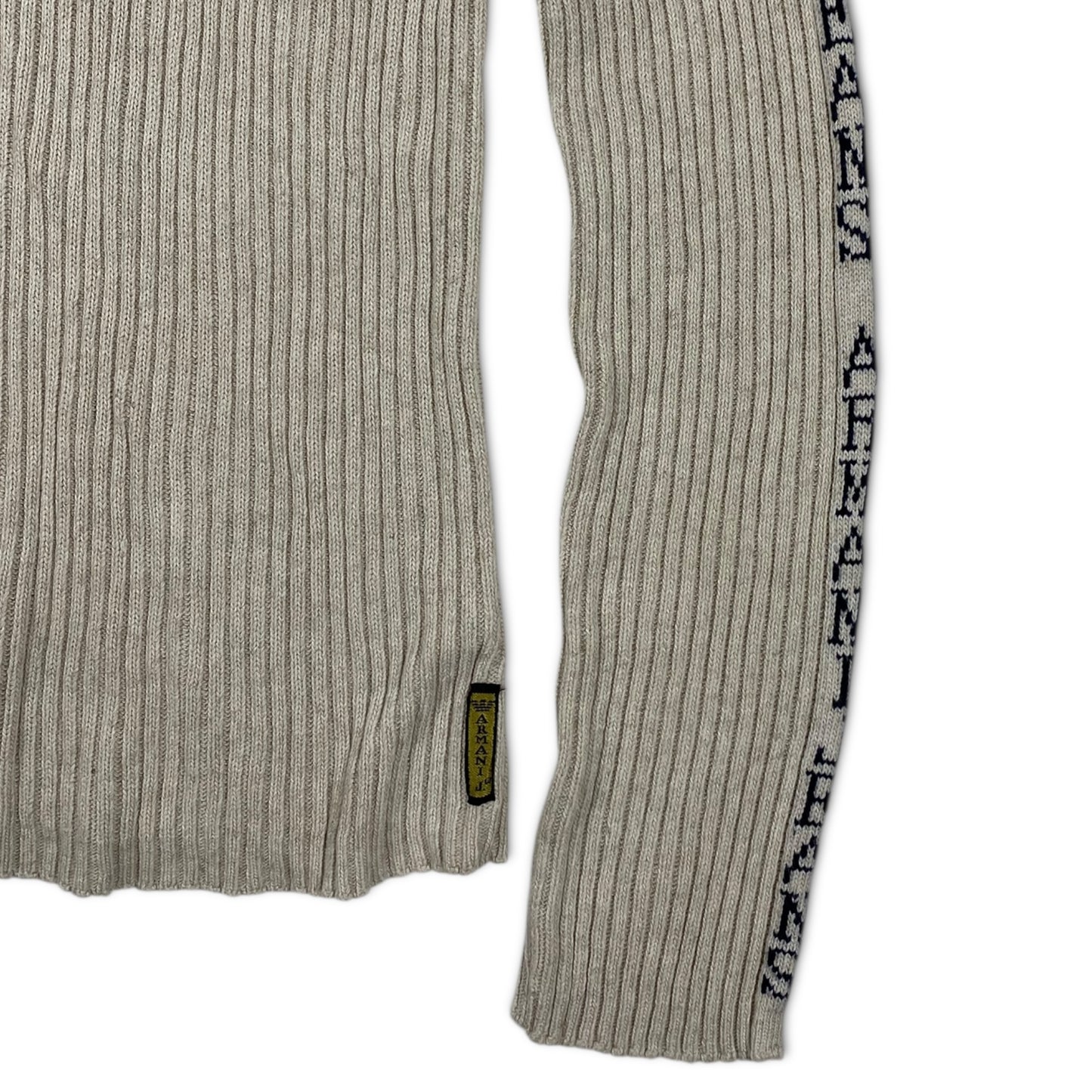 long-sleeved striped cardigan sweater Armani Jeans