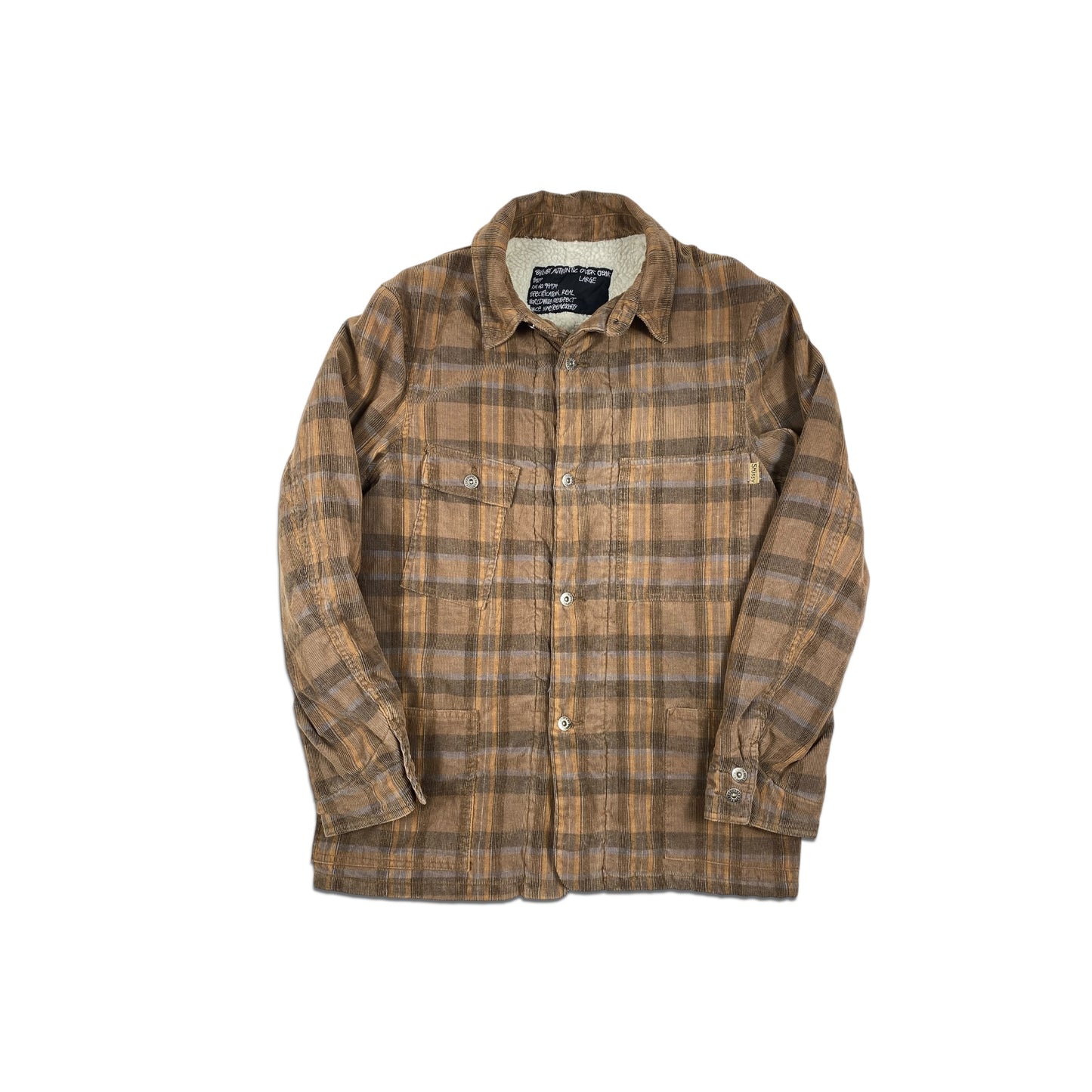 Vintage Stussy Corduroy
Jacket Lining Sherpa
