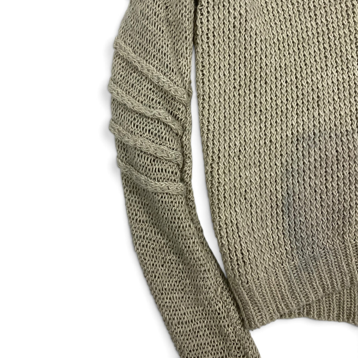 Helmut Lang loose open-knit cowl-neck sweater