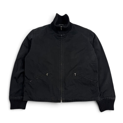 Agnes b. homme riri zip cotton rib blouson