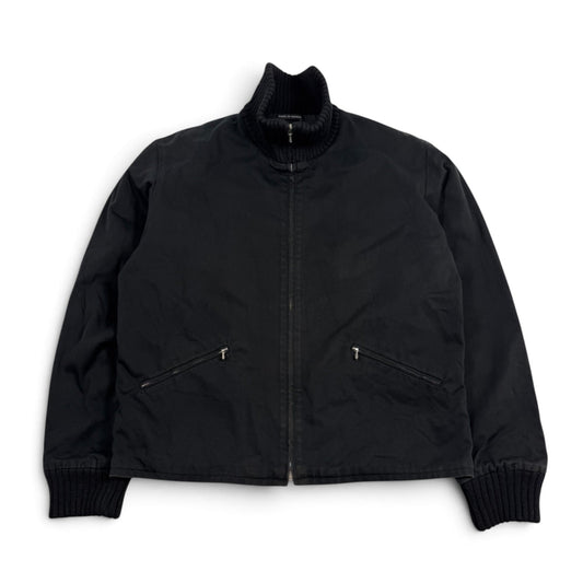 Agnes b. homme riri zip cotton rib blouson