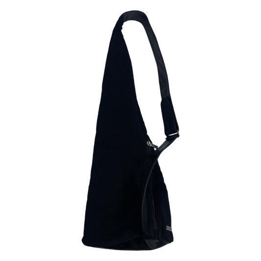 Armani Jeans Crossbody Bag Black Canvas