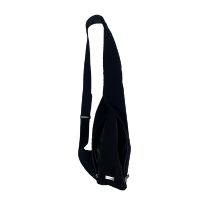 Armani Jeans Crossbody Bag Black Canvas