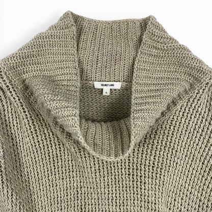 Helmut Lang loose open-knit cowl-neck sweater