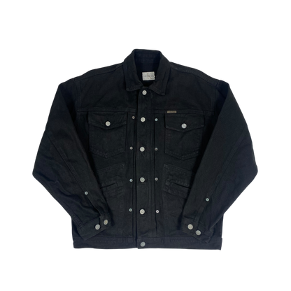 Calvin Klein Jeans black denim trucker jacket