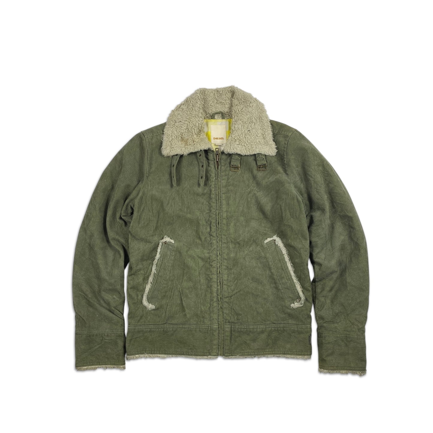 DIESEL Corduroy Boa Jacket