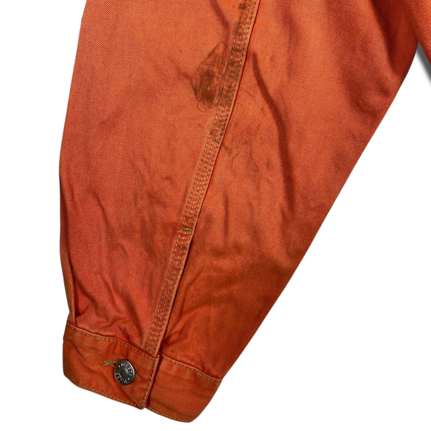 Diesel Industry Trucker Jacket With Corduroy Collar
