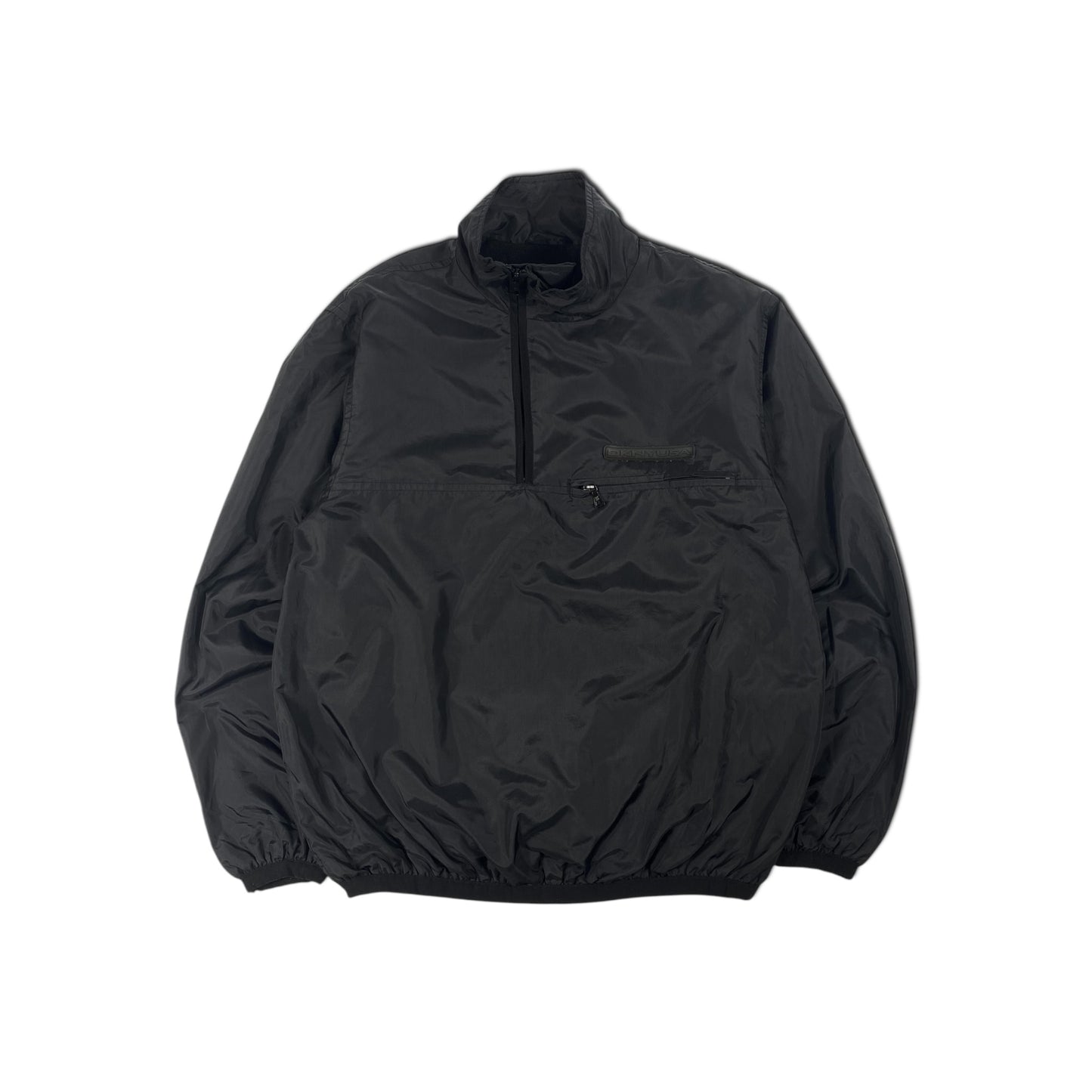 DKNY Black Quarter-Zip Windbreaker Jacket