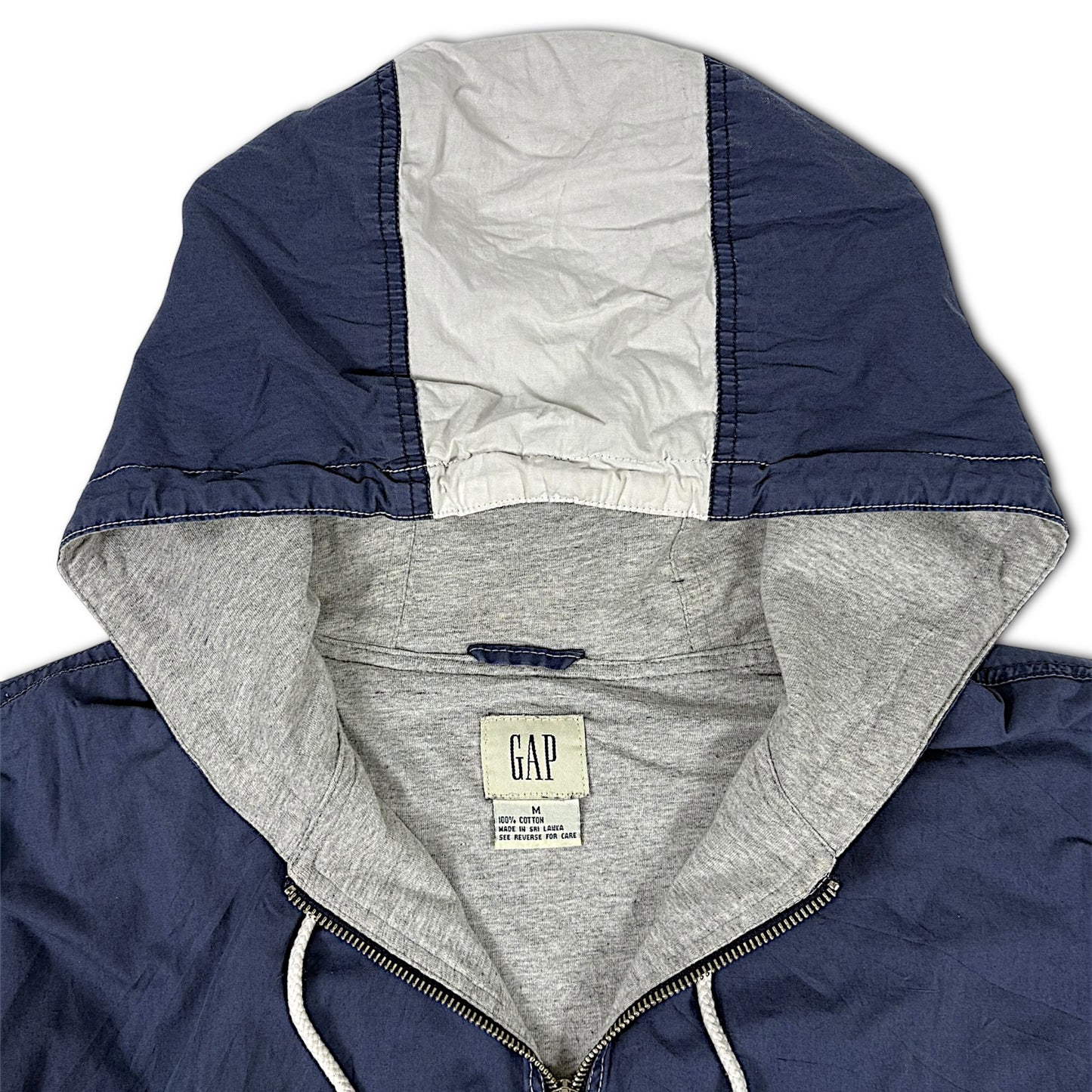 Gap pullover hooded jacket 90s