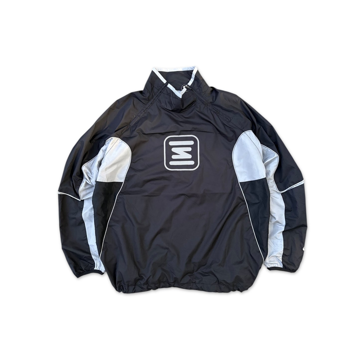 00s Black Nike Shox Logo Center Jacket