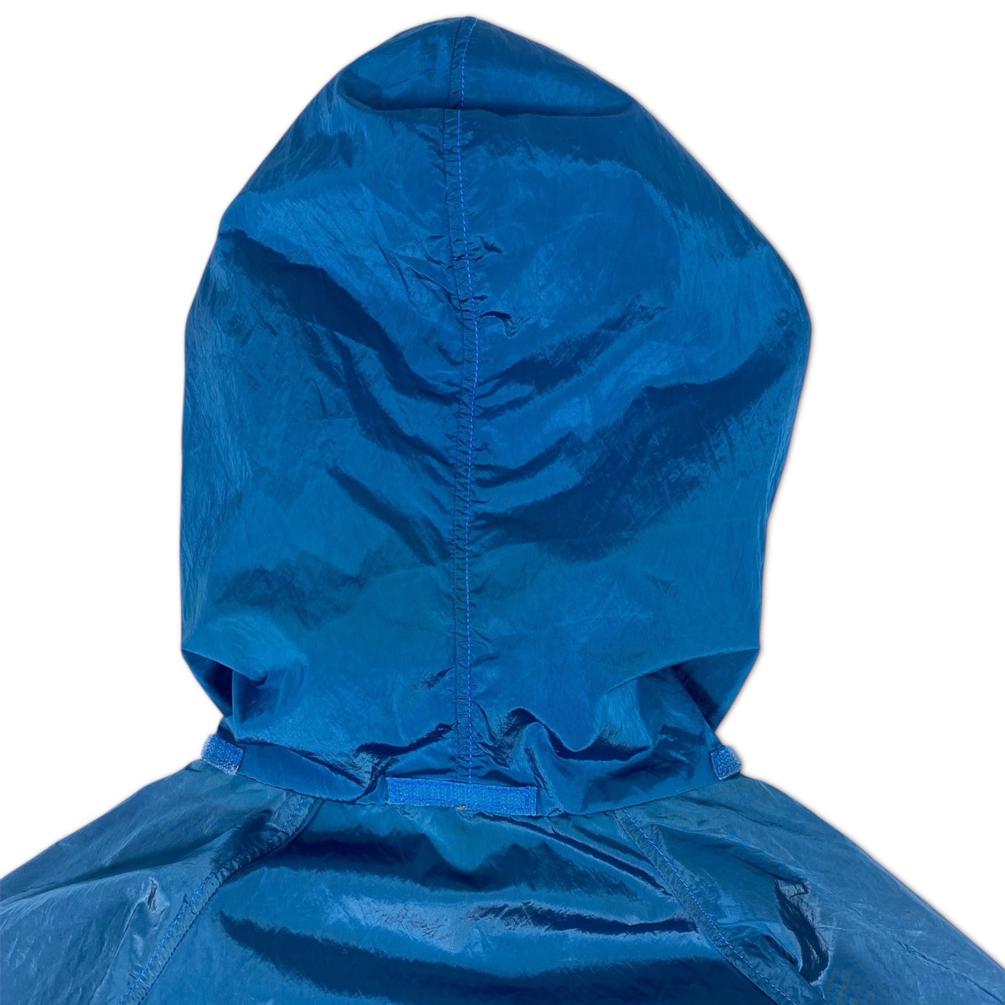 Sample Stone Island Bright Blue Hooded Nylon Metal Jacket