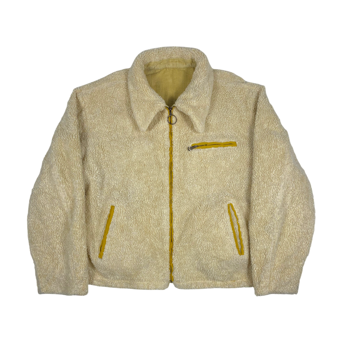 DIESEL Corduroy Boa Jacket