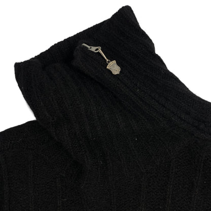 Vintage Diesel Wool Sweater Zipped Turtleneck