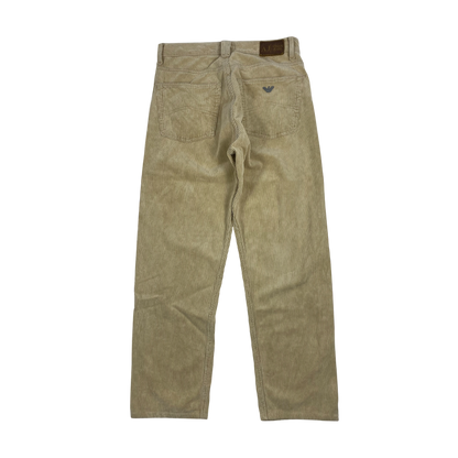 Armani Jeans beige corduroy trousers