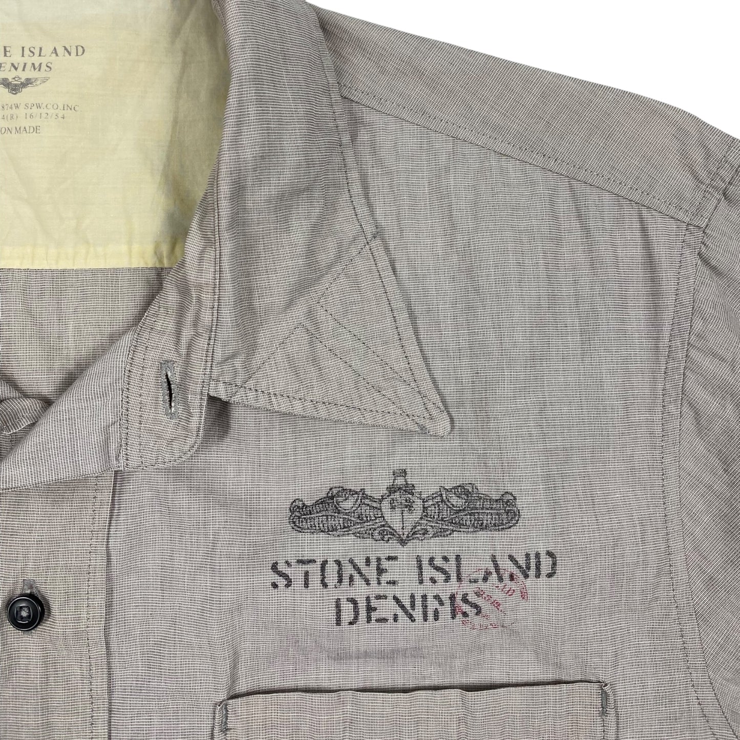 Stone island Botton up T-shirt