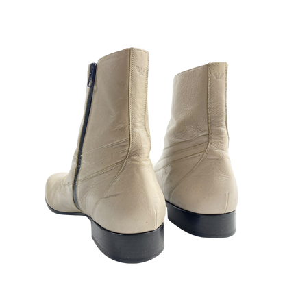 Emporio Armani Leather boots Made in Italy