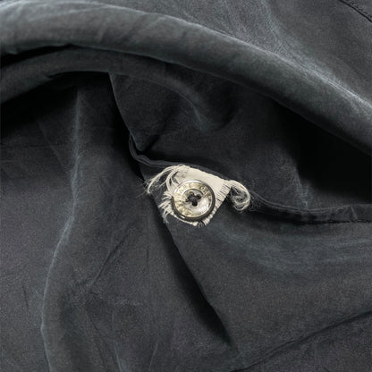 Oakley T-Shirt Center Logo Silver up 00s