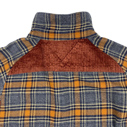 White Mountaineering plaid flannel shirt