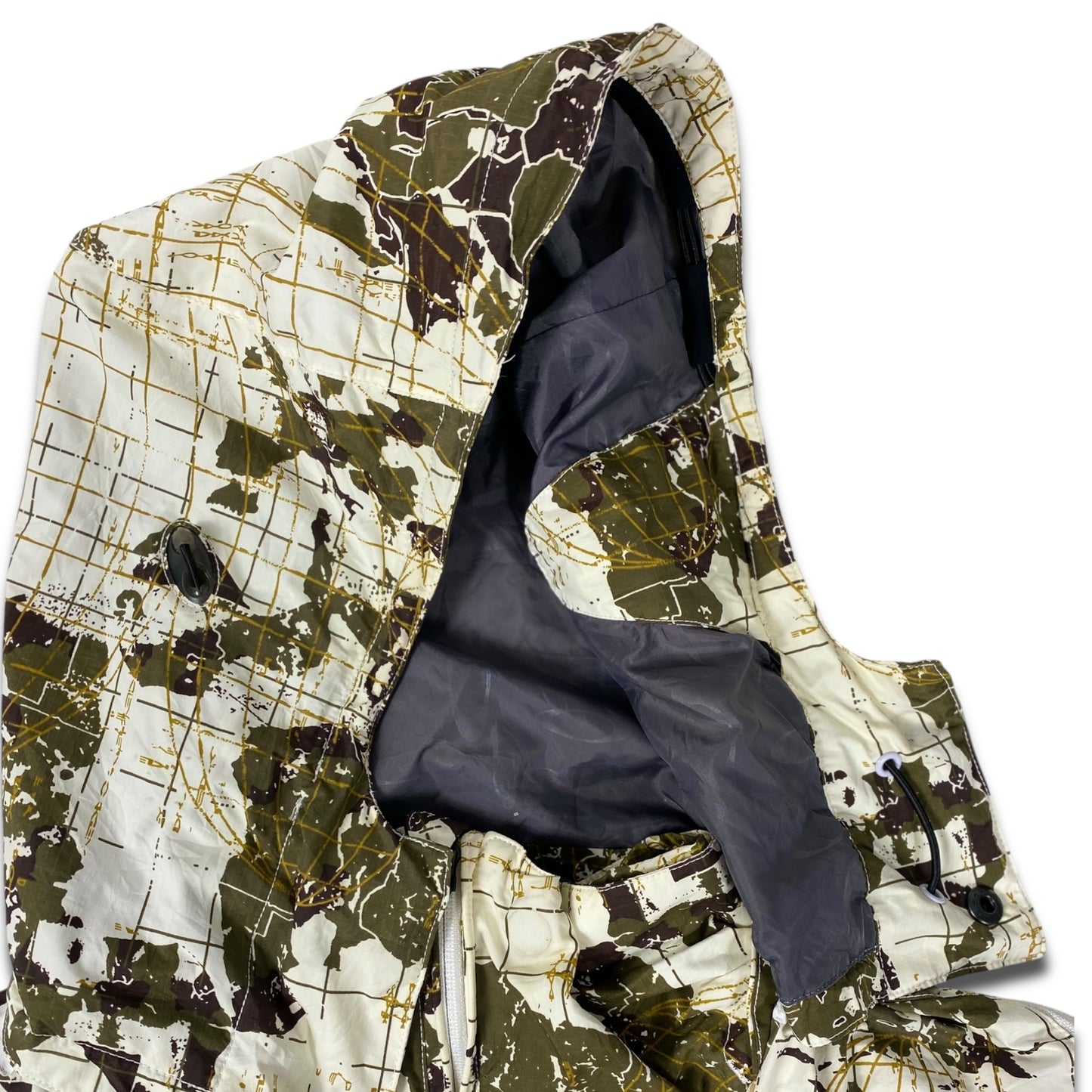 OAKLEY 00s World Map Print attack ski jacket