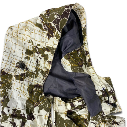 OAKLEY 00s World Map Print attack ski jacket