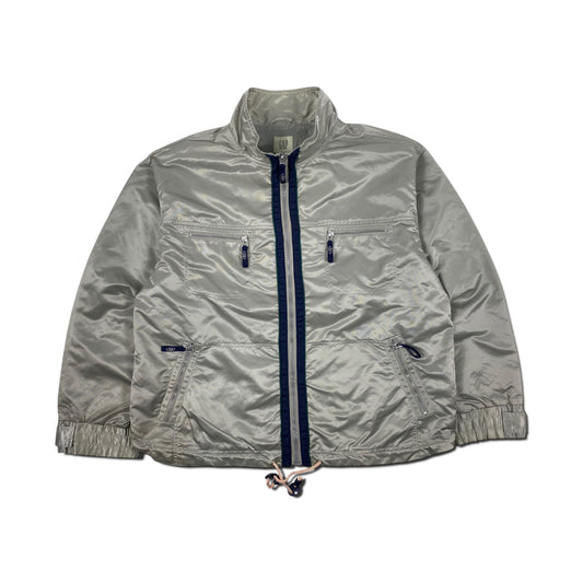 00 s Gap Metallic Jacket Nylon Zip Up