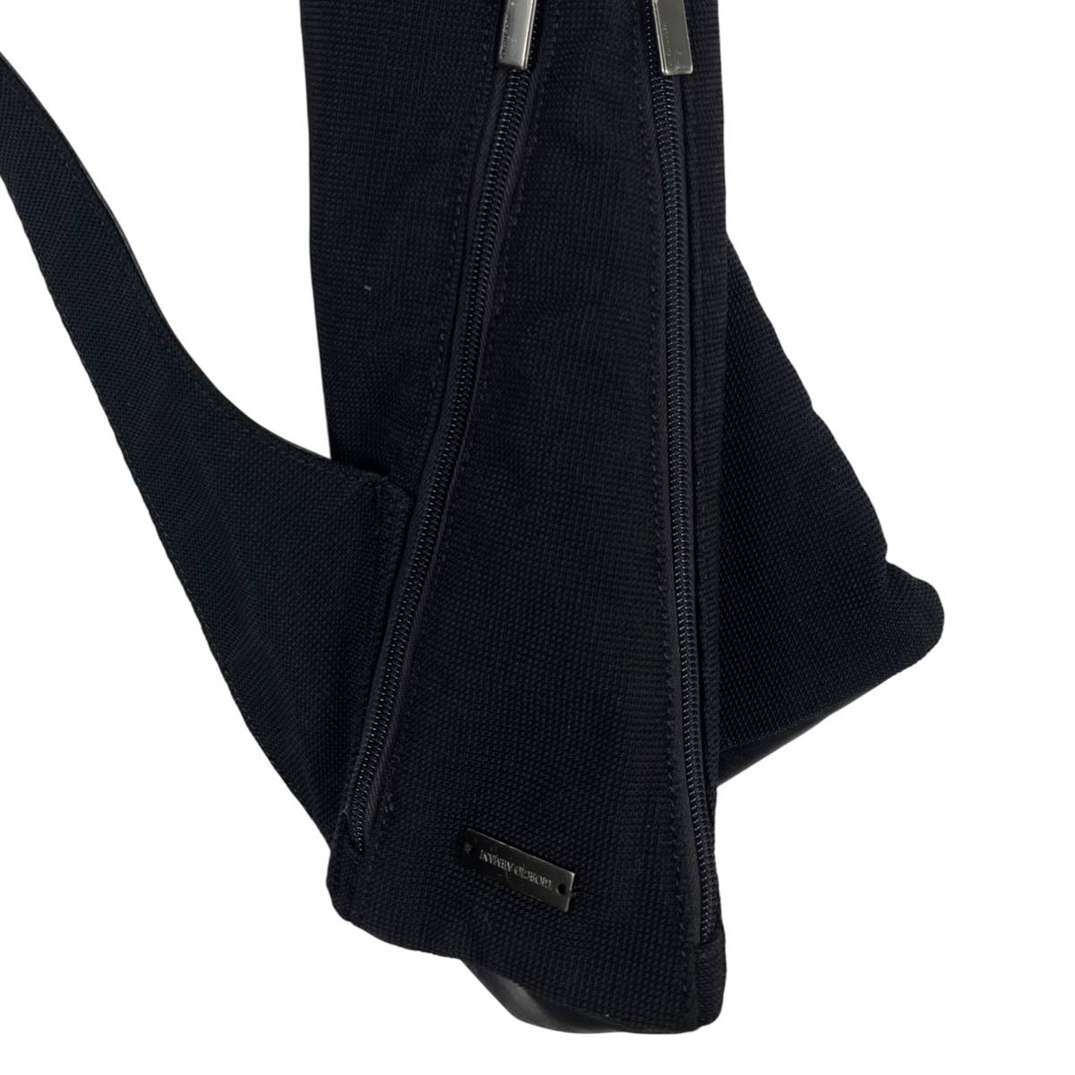 Armani Jeans Crossbody Bag Black Canvas