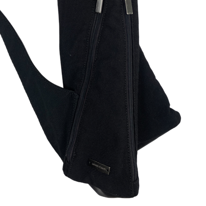 Armani Jeans Crossbody Bag Black Canvas