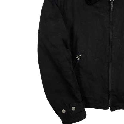 vintage Armani Jeans flight jacket faux-fur collar