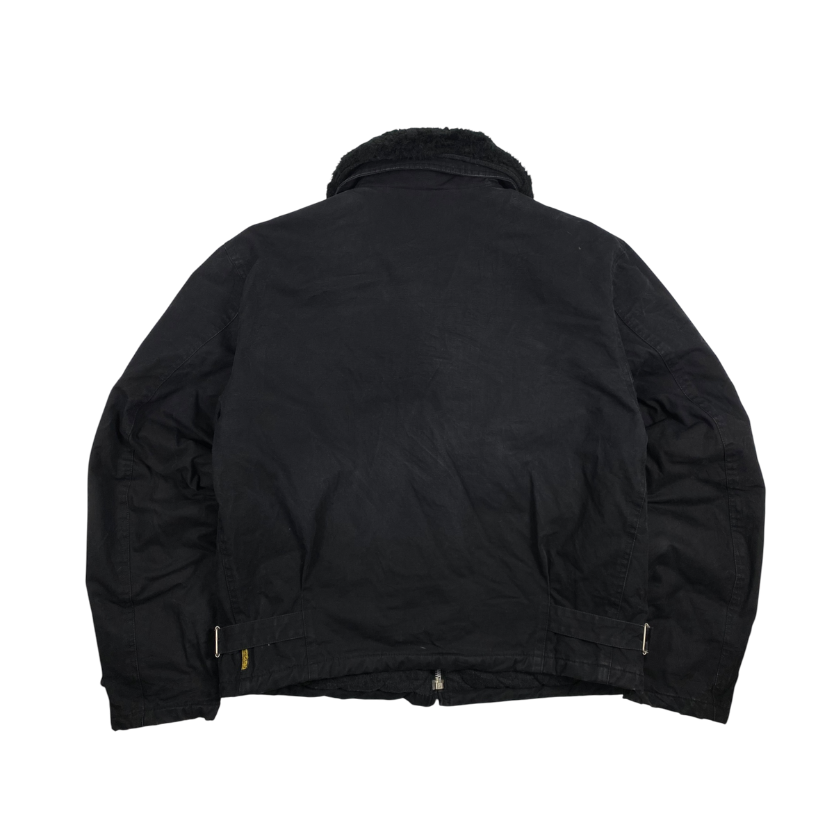 vintage Armani Jeans flight jacket faux-fur collar