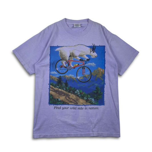 Vintage T-shirt Find your wild side in nature