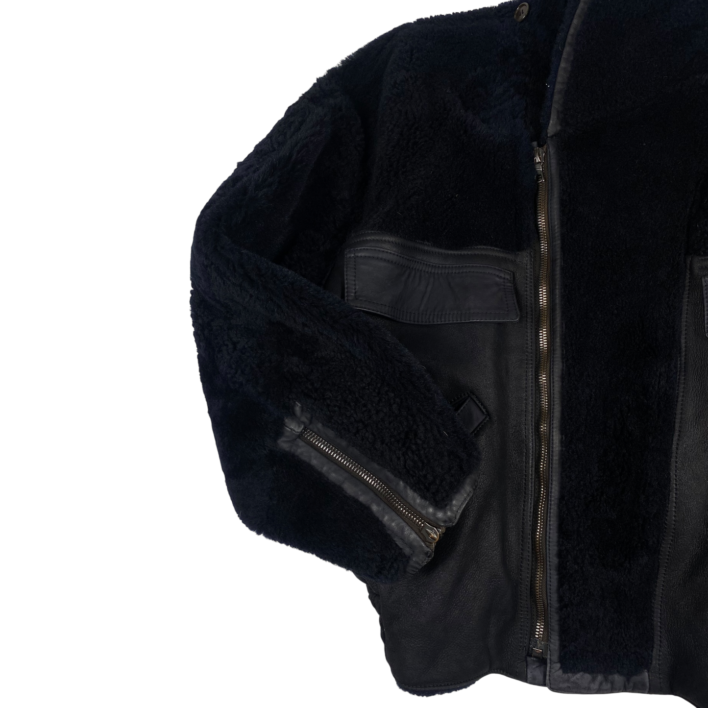 80s Vintage GIANNI VERSACE Leather Bomber Reversible Jacket