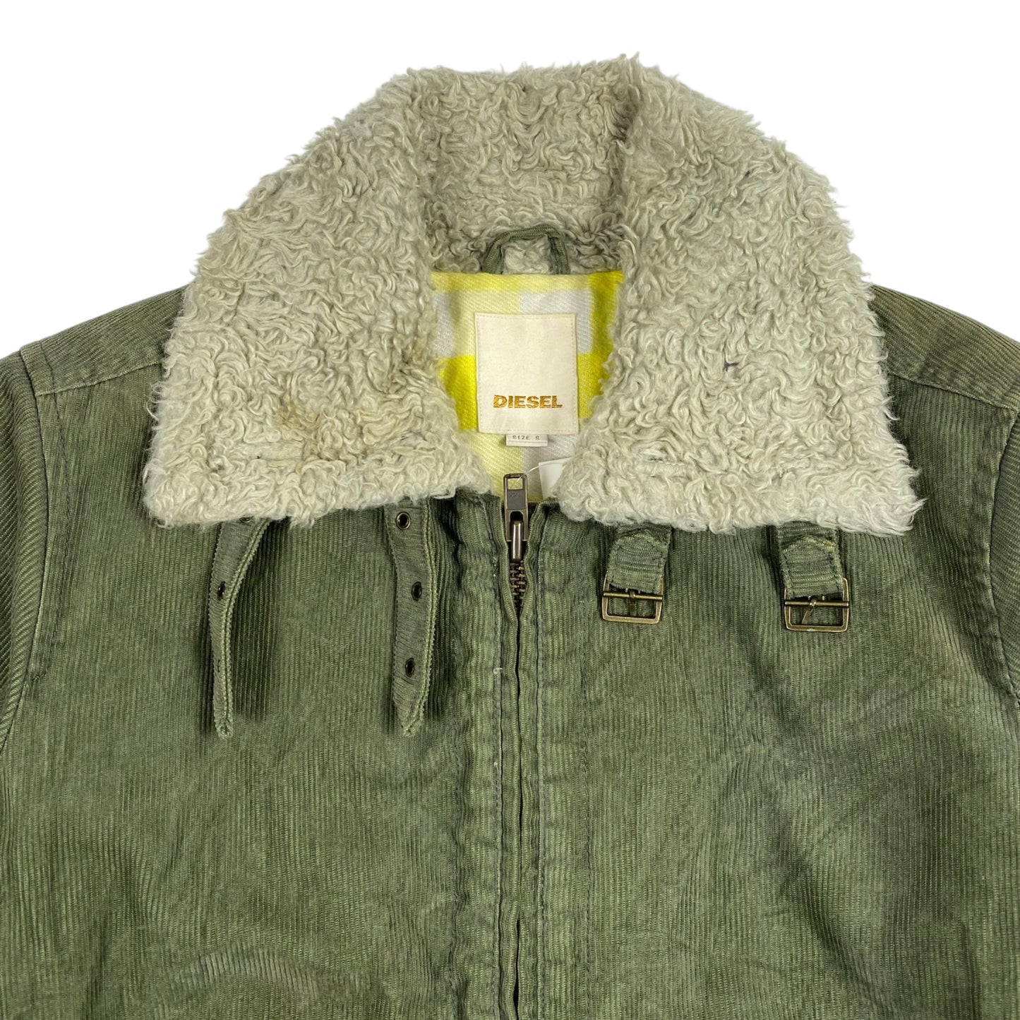 DIESEL Corduroy Boa Jacket