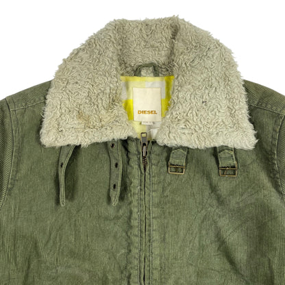 DIESEL Corduroy Boa Jacket