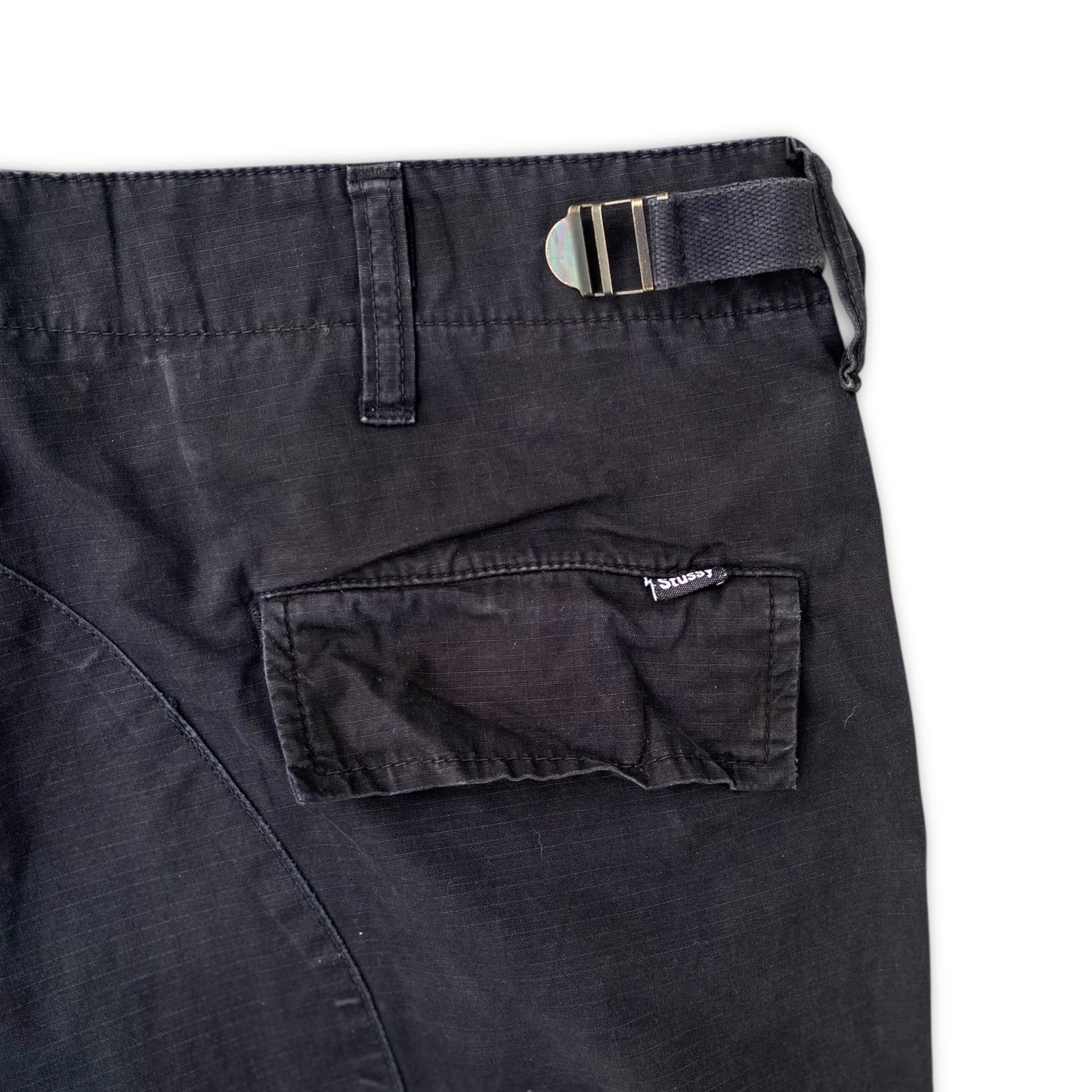 STÜSSY COTTON CARGO MUlTiPOCKET BLACK