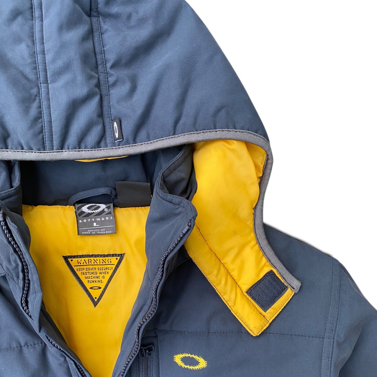 00s Oakley Puff Hooded Off Jacket