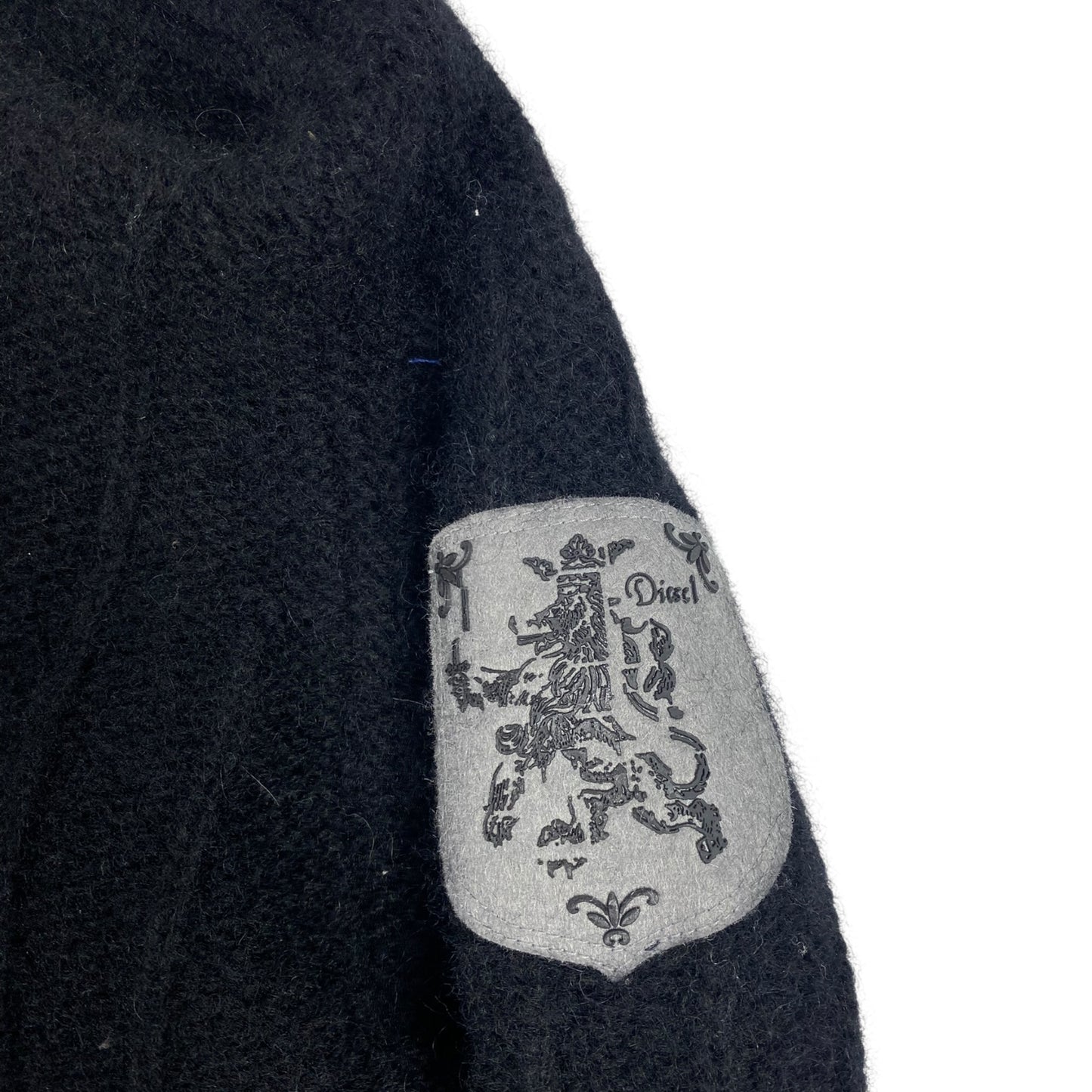 Vintage Diesel Wool Sweater Zipped Turtleneck