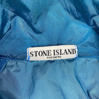 Sample Stone Island Bright Blue Hooded Nylon Metal Jacket