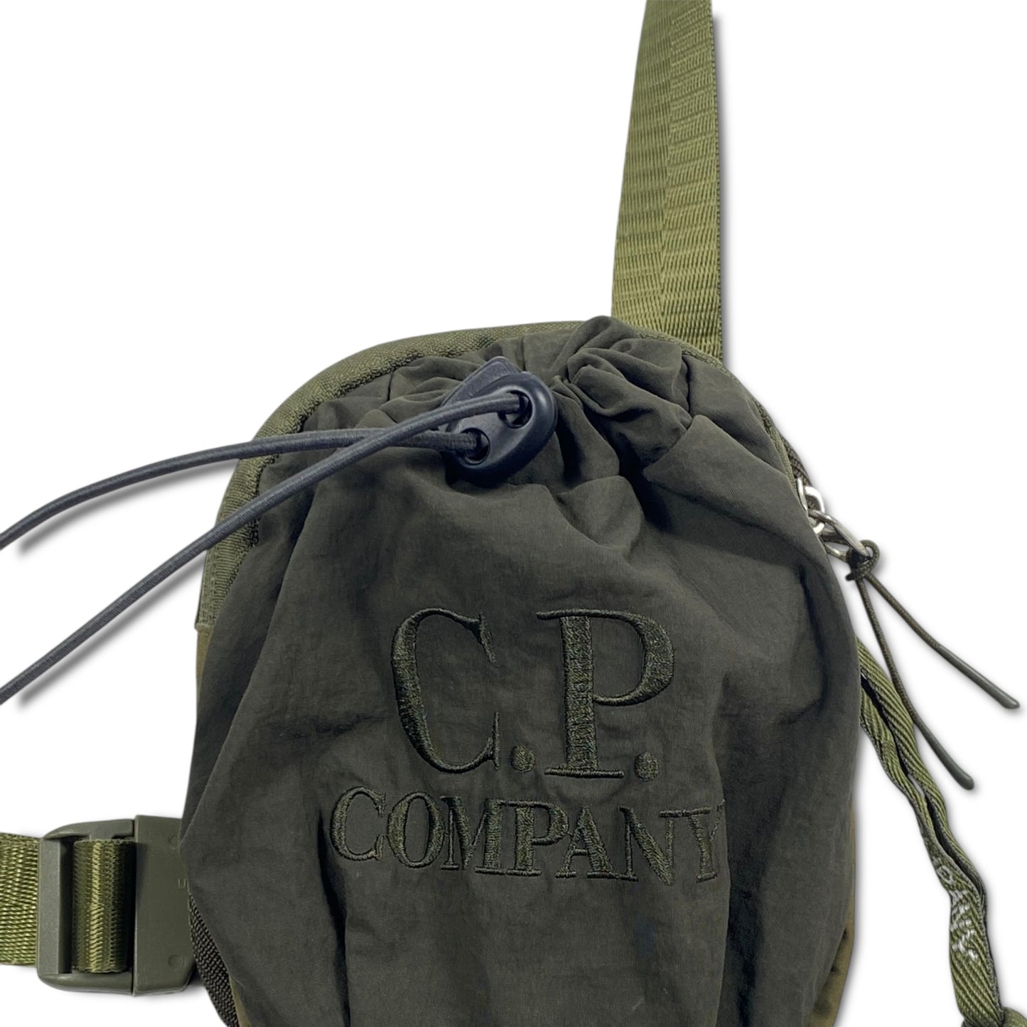 C.P. Company Logo-Embroidered Crossbody Bag