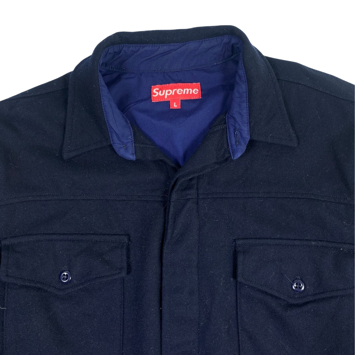 Supreme Field Shirt 2012  herringbone cotton
