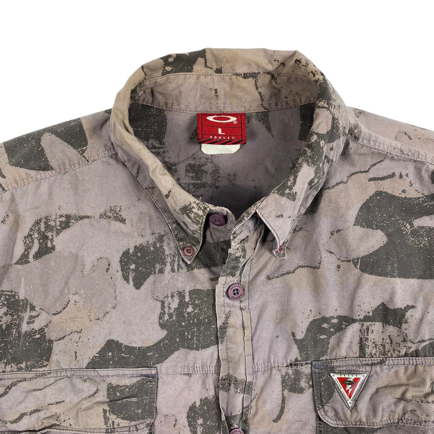 Oakley Elite Logo Camo Print T-shirt