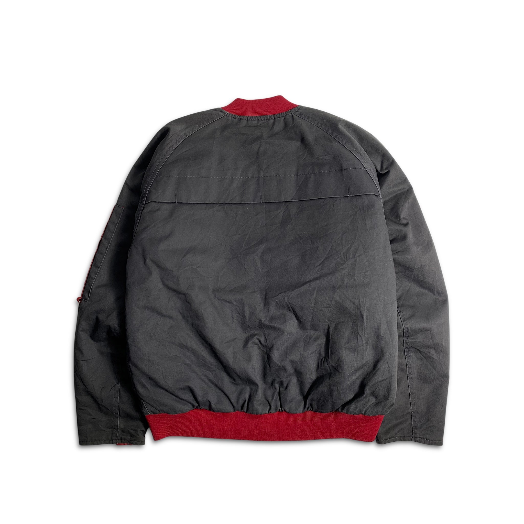 ジャケット・アウター Vintage Oakley Bomber Jacket reversible Vintage Oakley Jacket Reversible Zip Up Quilted Black Coat Men's