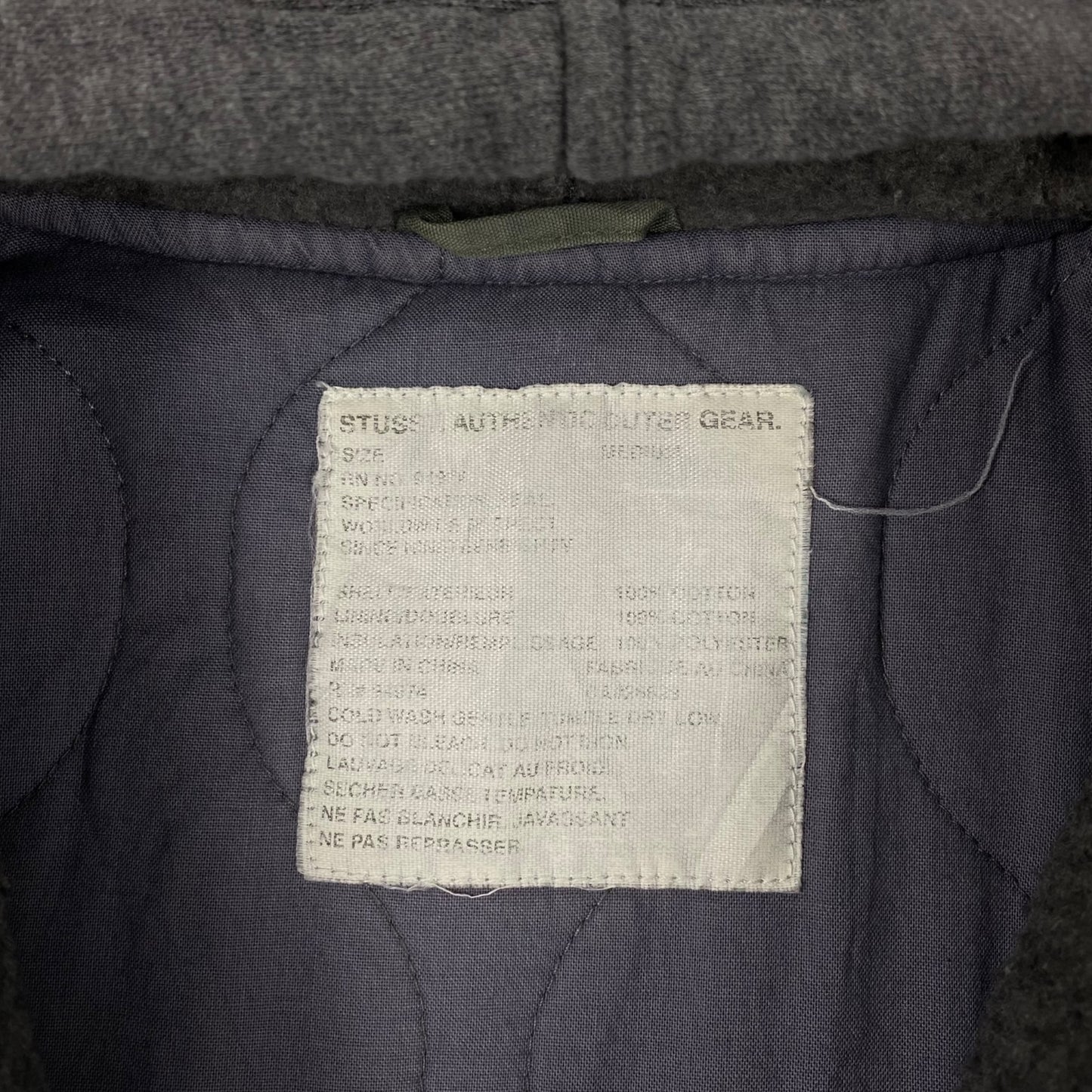 90s Stussy Hoodie Zip Up Jacket