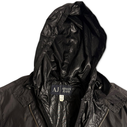 90s Armani nylon teck hoodie