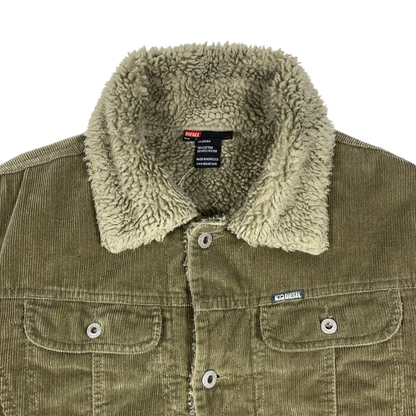 DIESEL Corduroy Boa Jacket