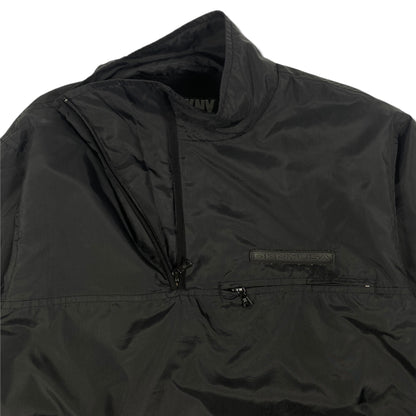 DKNY Black Quarter-Zip Windbreaker Jacket