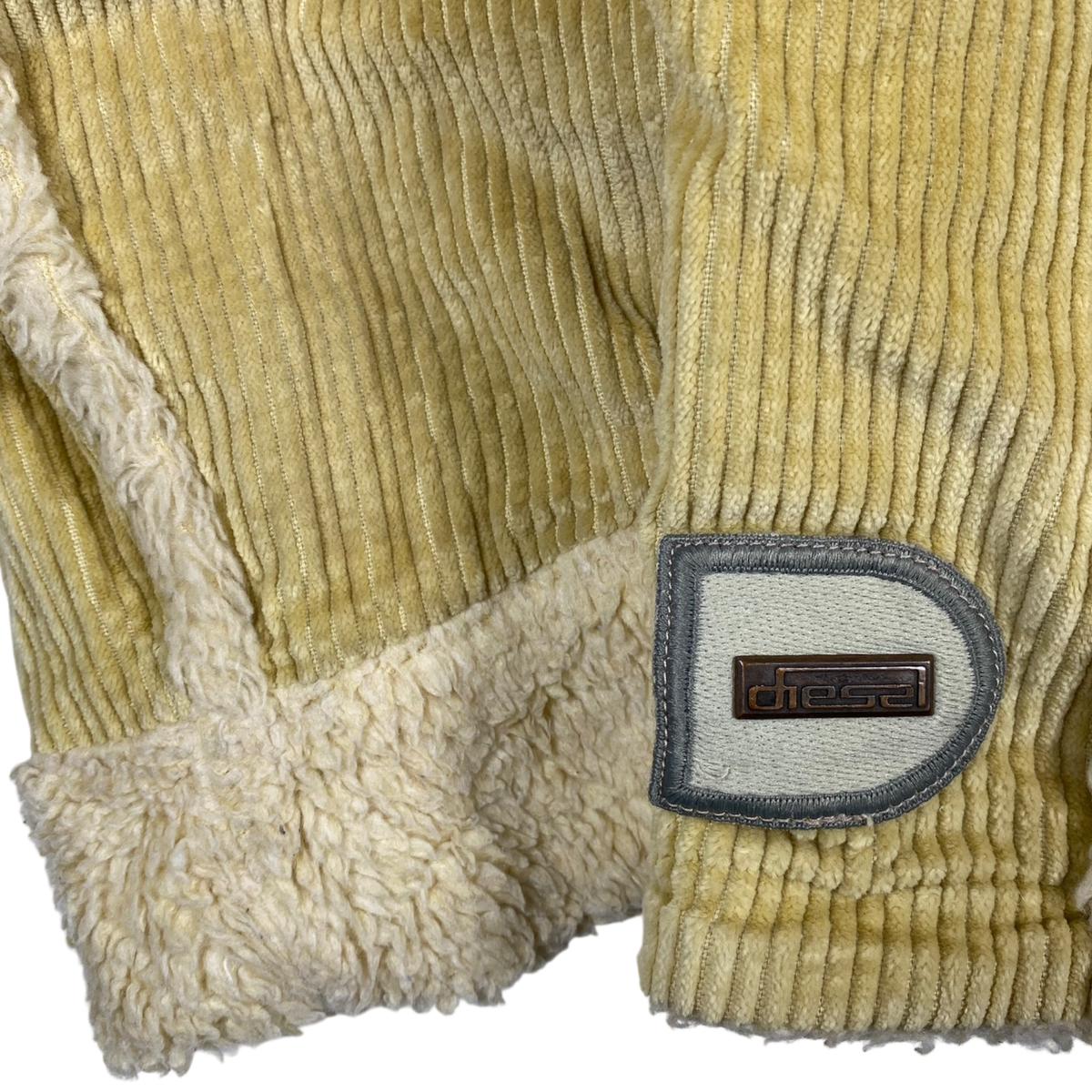 DIESEL Corduroy Boa Jacket