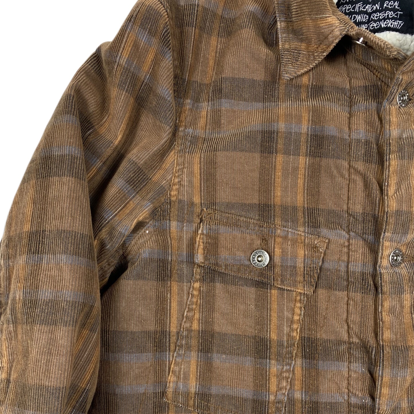 Vintage Stussy Corduroy
Jacket Lining Sherpa