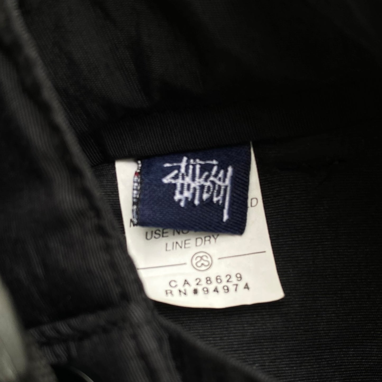 STÜSSY COTTON TROUSERS - BLACK