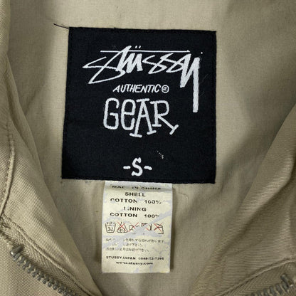 STUSSY IDEAL ZIP Striped Work Jacket