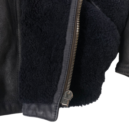 80s Vintage GIANNI VERSACE Leather Bomber Reversible Jacket